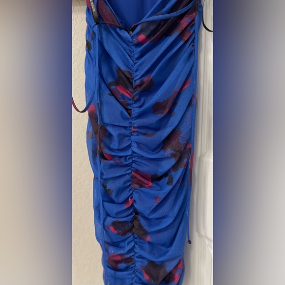 Black Halo Women’s Azra Floral Ruffle Trim Knee-length Sheath Dress-NWT-Sz 0/XS- - Picture 11 of 15